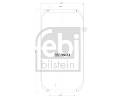 38633 Кожух пневматичної ресори FEBI BILSTEIN підбір по vin на Brocar