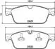 8DB355020141 Дискові гальмівні колодки HELLA підбір по vin на Brocar