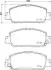 8DB355021471 Тормозные колодки (набор) HELLA підбір по vin на Brocar