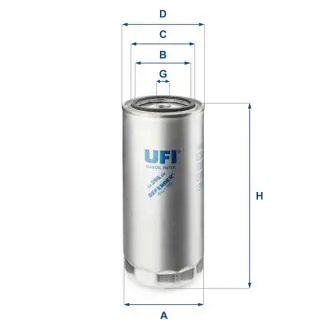 2439600 Паливний фільтр UFI підбір по vin на Brocar