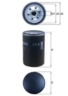 LC4 Повітряний фільтр MAHLE / KNECHT підбір по vin на Brocar