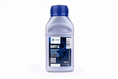 8DF355360001 Гальмівна рідина DOT4 (0,25L) HELLA підбір по vin на Brocar