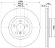 8DD355122641 Тормозной диск HELLA підбір по vin на Brocar