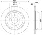 8DD355122441 Тормозной диск HELLA підбір по vin на Brocar