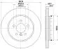 8DD355120671 Тормозной диск HELLA підбір по vin на Brocar