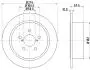 8DD355114641 Тормозной диск HELLA підбір по vin на Brocar