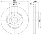 8DD355110071 Тормозной диск HELLA підбір по vin на Brocar