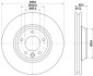 8DD355109781 Тормозной диск HELLA підбір по vin на Brocar