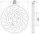 8DD355127961 Тормозной диск HELLA підбір по vin на Brocar