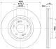 8DD355125121 Тормозной диск HELLA підбір по vin на Brocar