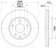 8DD355120441 Гальмівний диск HELLA підбір по vin на Brocar