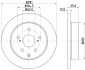 8DD355118881 Гальмівний диск HELLA підбір по vin на Brocar