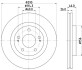 8DD355118791 Тормозной диск HELLA підбір по vin на Brocar