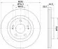 8DD355118791 Тормозной диск HELLA підбір по vin на Brocar