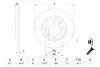0986478464 Тормозной диск BOSCH підбір по vin на Brocar