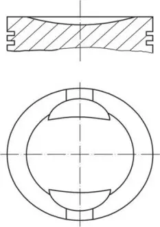 0093602 Поршень MAHLE / KNECHT подбор по vin на Brocar