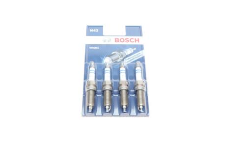 0242140802 Свеча зажигания Renault Clio III 1.2 16V 05-14- BOSCH подбор по vin на Brocar