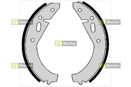 BC03410 Тормозные колодки барабанные STARLINE подбор по vin на Brocar