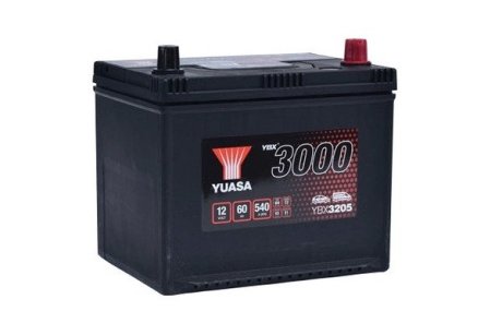 YBX3205 Yuasa 12V 60Ah SMF Battery Japan YBX3205 (0) YUASA подбор по vin на Brocar