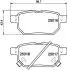 8DB355014991 Комплект тормозных колодок, дисковый тормоз HELLA підбір по vin на Brocar