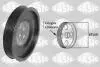 2156089 Шків коленвала Ford Transit 2.4D 00- SASIC підбір по vin на Brocar
