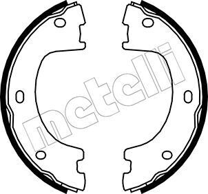 530249 Тормозные колодки ручного тормоза METELLI подбор по vin на Brocar