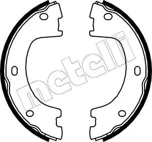 530249 Тормозные колодки ручного тормоза METELLI подбор по vin на Brocar