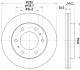 8DD355118631 Диск гальмівний 54288PRO HELLA підбір по vin на Brocar