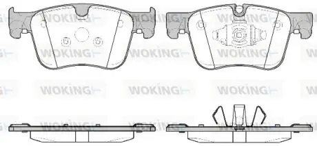 P1460310 Гальмівні колодки WOKING підбір по vin на Brocar
