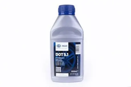 8DF355360081 Гальмівна рідина DOT5.1 (0.5L) HELLA підбір по vin на Brocar