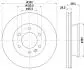 8DD355117621 Гальмівний диск HELLA підбір по vin на Brocar