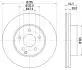 8DD355114201 Гальмівний диск HELLA підбір по vin на Brocar