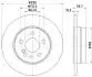8DD355102721 Тормозной диск HELLA підбір по vin на Brocar