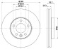 8DD355109661 Тормозной диск HELLA підбір по vin на Brocar