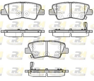 2180702 Тормозные колодки дисковые ROADHOUSE підбір по vin на Brocar
