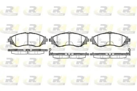 264512 Гальмівні колодки дискові ROADHOUSE підбір по vin на Brocar