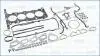 К-кт прокладок двигателя ASTRA J 1.4, Corsa D44652  -9 52365100