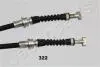 BC322 Трос ручн.гальма задн.6 02- JAPANPARTS підбір по vin на Brocar