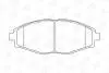 572402CH Гальмівні колодки передні Chery QQ3/ Chevrolet Matiz/ Daewoo Lanos Matiz/ ZAZ Sens CHAMPION підбір по vin на Brocar