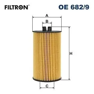 OE6829 682/9 OE FILTR OLEJU OPEL ASTRA 13-, INSIGNIA 18-, ZAFIRA 18- FILTRON OE682/9 FILTRON підбір по vin на Brocar
