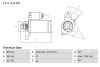 Rozrusznik (12V, 4kW) JOHN DEERE 6000 4045HL280-6068T 01.97- 0986025790