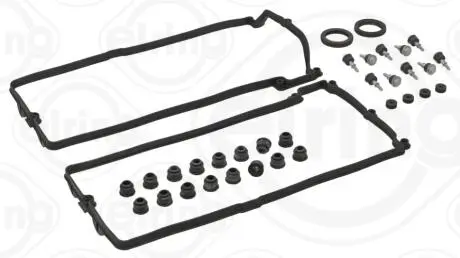 632070 Прокладка кришки клапанів BMW 5 (E60)/7 (E65) 01- (1-4 циліндр) (к-кт) ELRING підбір по vin на Brocar