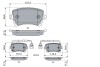 0986424057 KLOCKI HAM. BENTLEY CONTINENTAL GS 6.0 11- BOSCH підбір по vin на Brocar