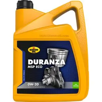 37126 Масло моторное DURANZA MSP ECO 0W-20 5л KROON OIL подбор по vin на Brocar