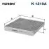 K1219A Фільтр повітря (салону) FILTRON підбір по vin на Brocar