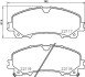 Колодки тормозные дисковые передние Nissan X-Trail III (T32) (13-)/Renault Koleo NP2060