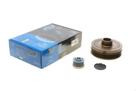 171324KIT Шків колінчастого валу + шків генератора BMW 3 (F30/F80)/5 (F10)/X3 (F25)/X4 (F26) 13-18 B47/N47 IJS GROUP підбір по vin на Brocar