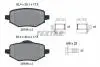 Колодки тормозные (задние) Citroen C4/Peugeot 2008 18- (TRW) 2619801