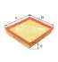 K7152 Фильтр воздушный VW Caddy IV 1.6i 15- M-FILTER підбір по vin на Brocar