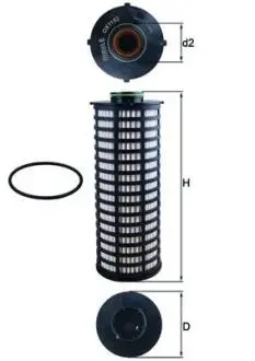 OX1152D OX1152D (KNECHT) MAHLE / KNECHT підбір по vin на Brocar